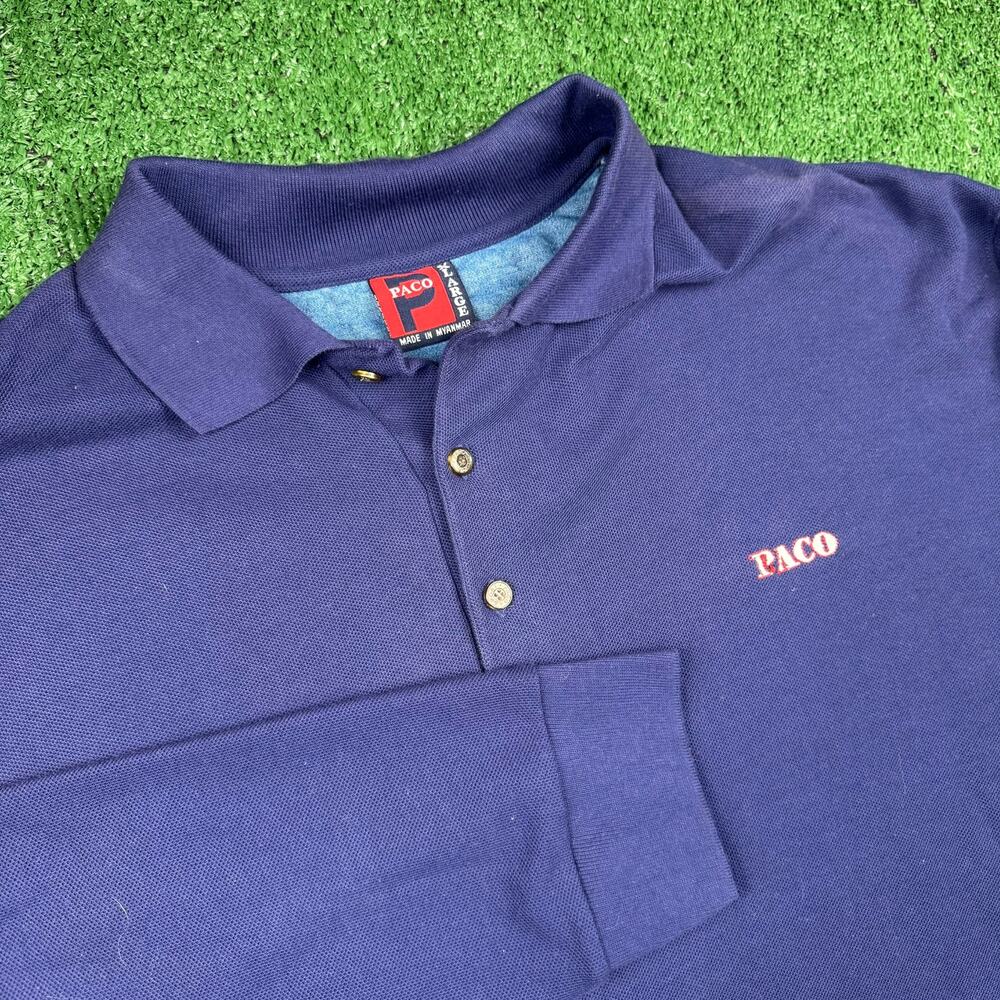 NWT Paco Purple Long Sleeve Shirt Size XL Vintage Skater Hip hop Baggy 2000s